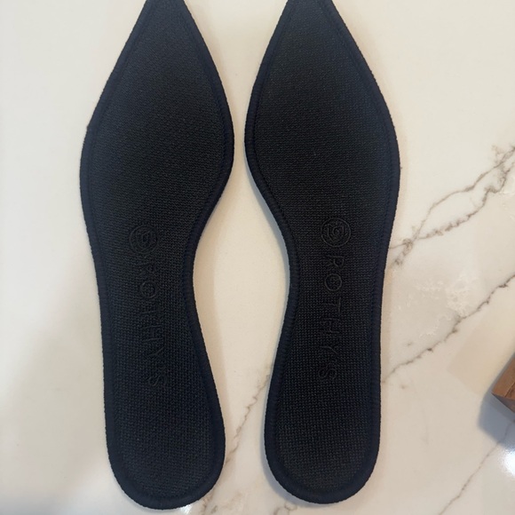 Rothy’s The Point Flat Blue Night Metallic 7.5 Retired - Picture 10 of 14